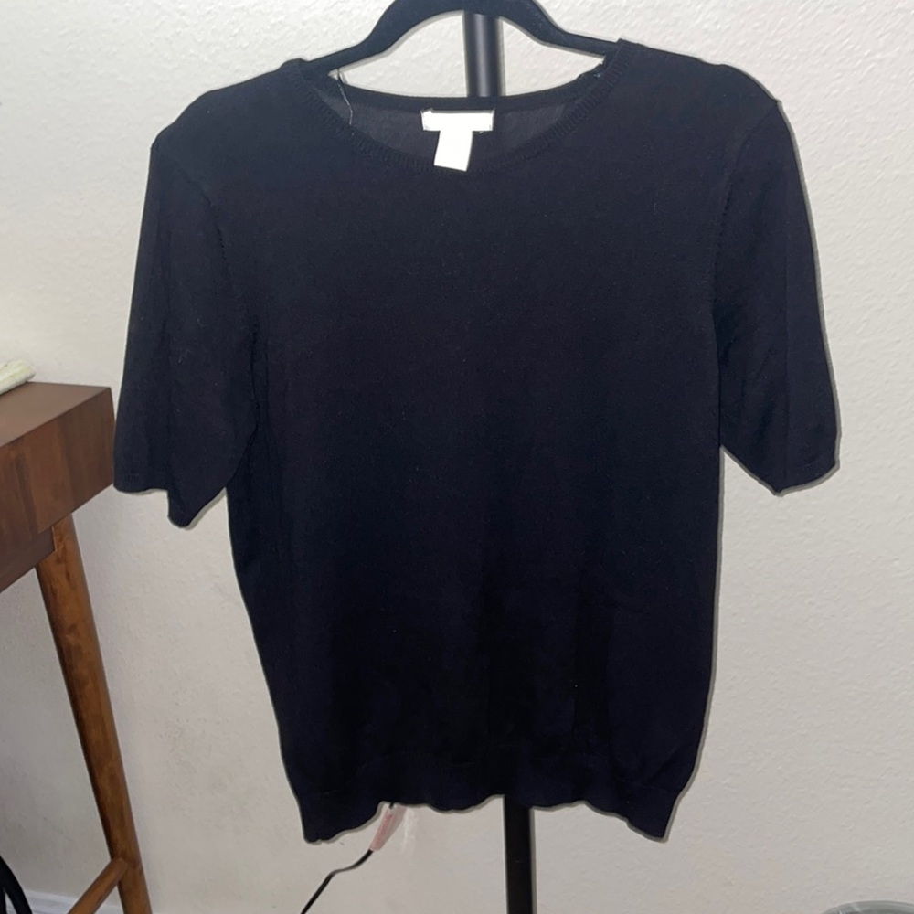 Black plain shirt